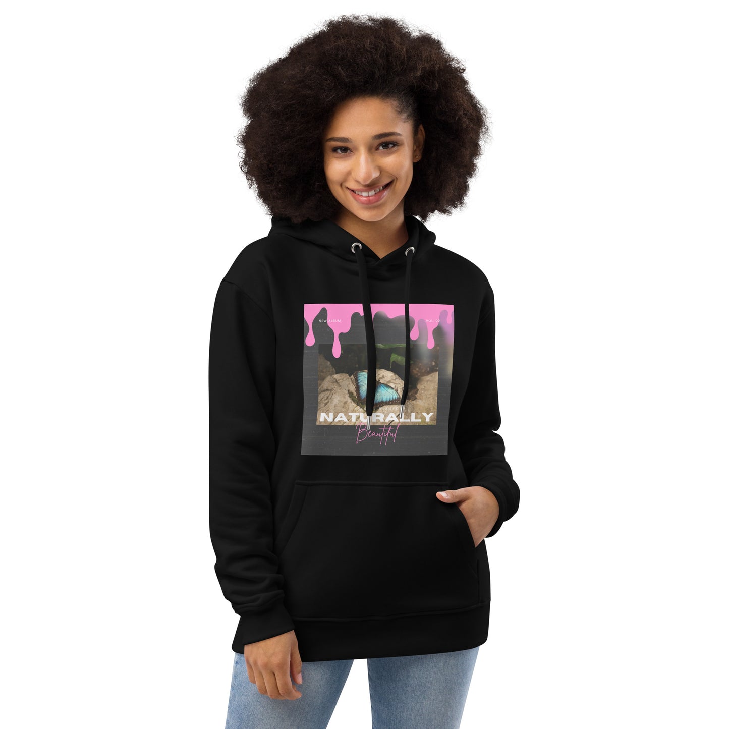 She's Naturally Beautiful Premium eco hoodie